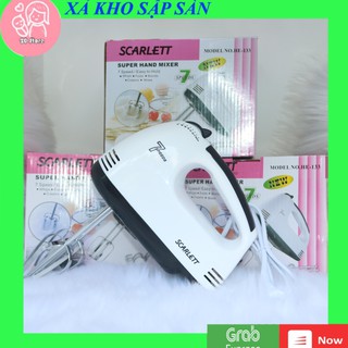 Máy Đánh Trứng Cầm Tay 7 Cấp Độ Cầm Tay MASIDI - Đánh Kem Trộn Bột Chất Lượng Cao 4 Que Đánh Tiện Dụng - Bh 12 Tháng