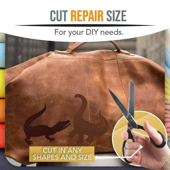 Miếng dán lỗ hổng đồ da PU 50cm*120cm 3m sử dụng tiện lợi