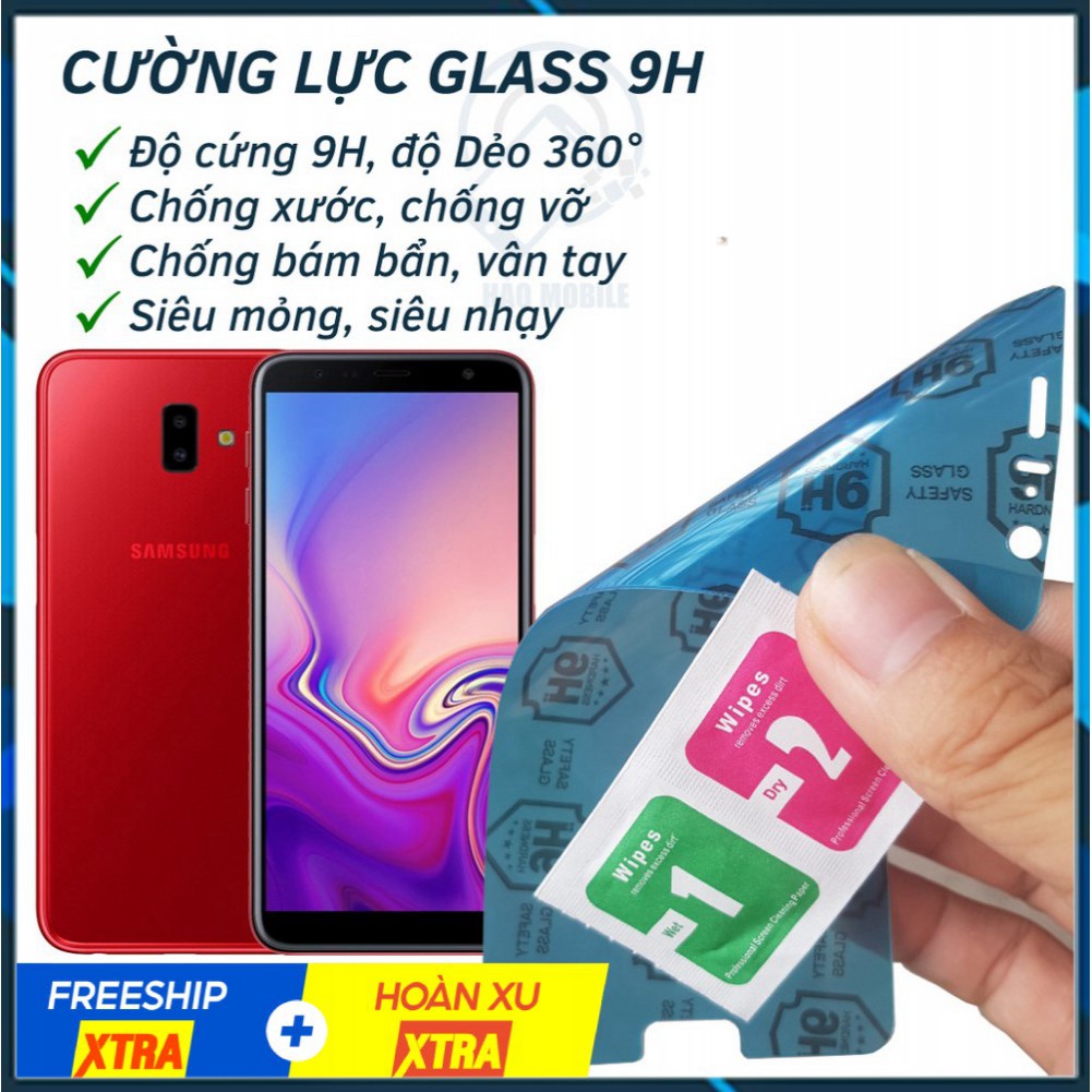 Dán cường lực dẻo nano mặt sau Samsung J6 Plus, J6 2018