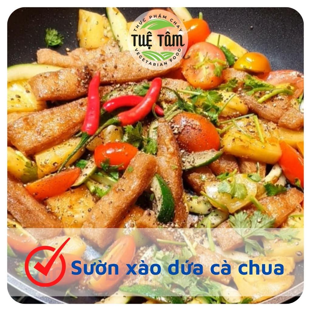 1KG Sườn non chay, sườn chay Tuệ Tâm công nghệ Nhật Bản (loại dày). | BigBuy360 - bigbuy360.vn