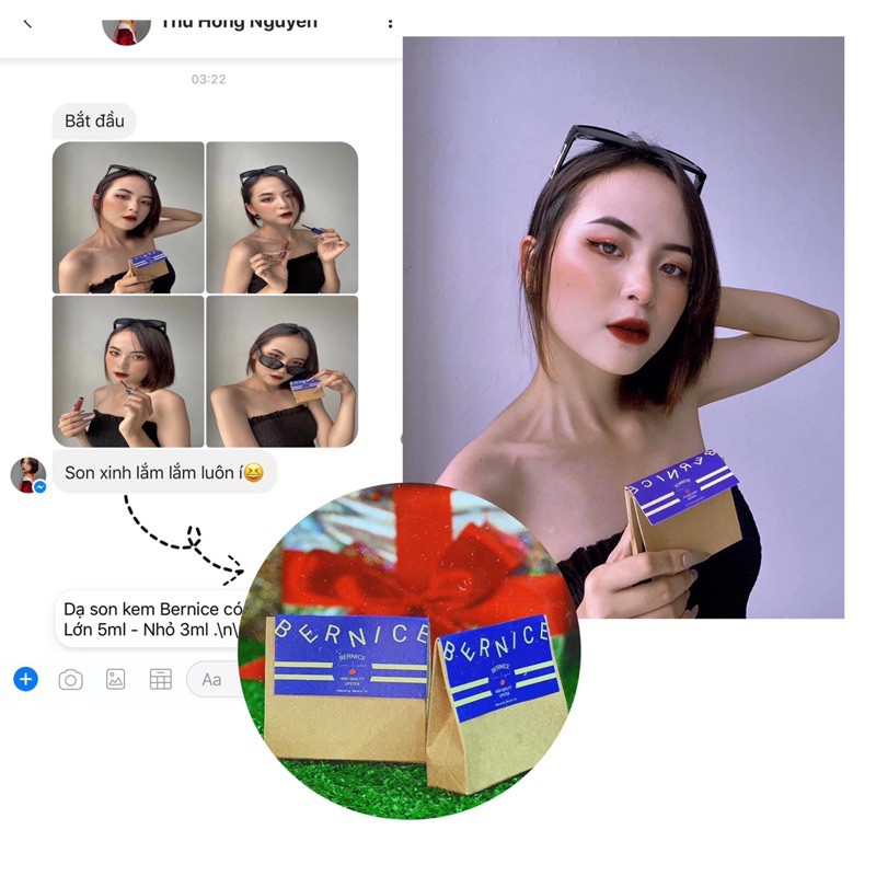 💥 SIze Lớn 💥 SON KEM LÌ BERNICE