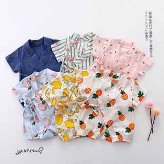 Yukata Cộc Tay Cho Bé 8-19kg