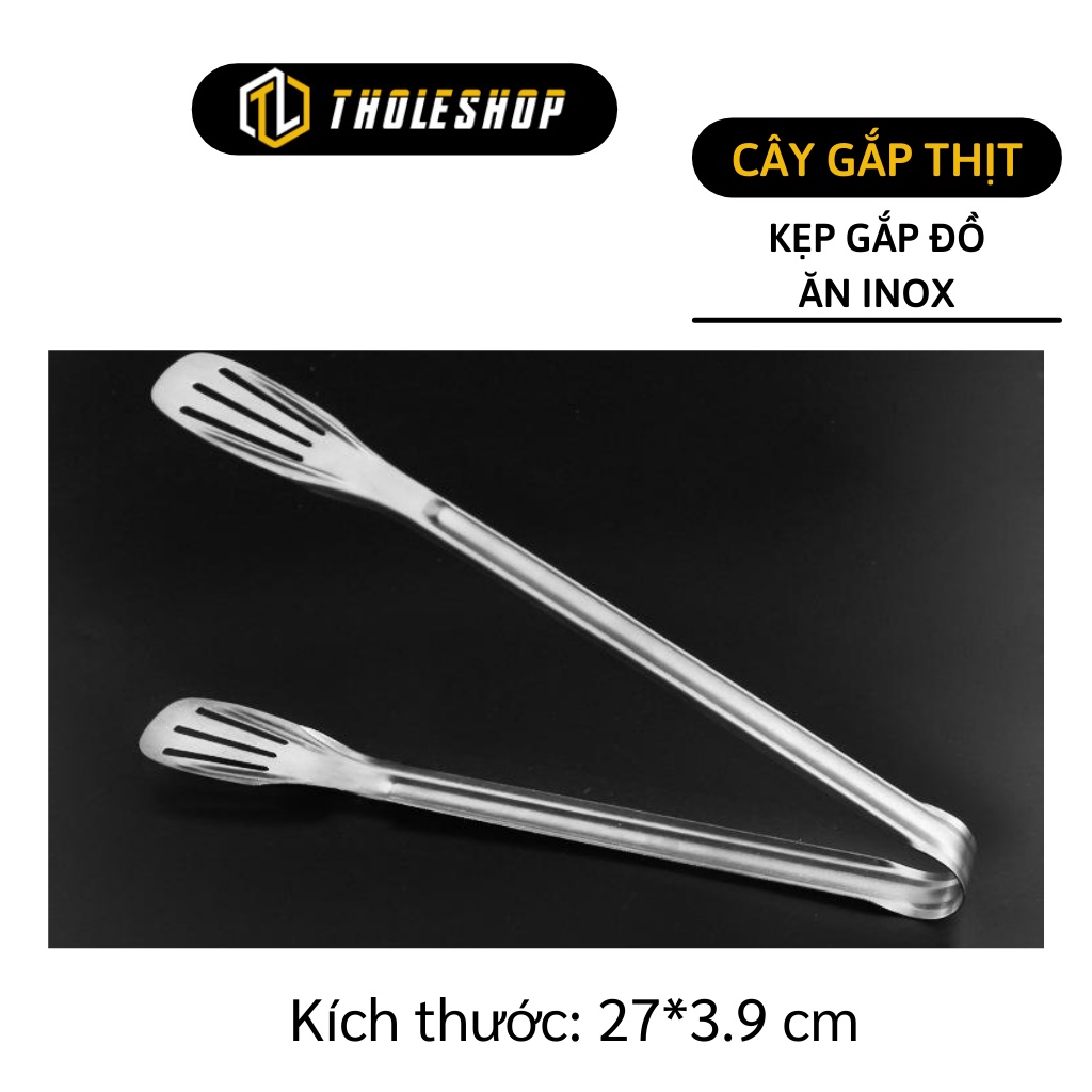 Kẹp Gắp Thức Ăn - Dụng Cụ Kẹp Bánh Và Thịt Nướng Bằng Thép Không Gỉ 5603