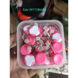 Hộp hạt chặn 50 tép màu trong suốt