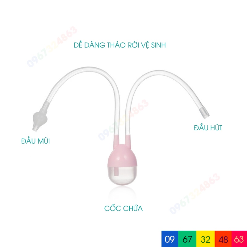 Dụng cụ hút mũi Nhật Bản 3 MÓN tiện lợi hữu ích