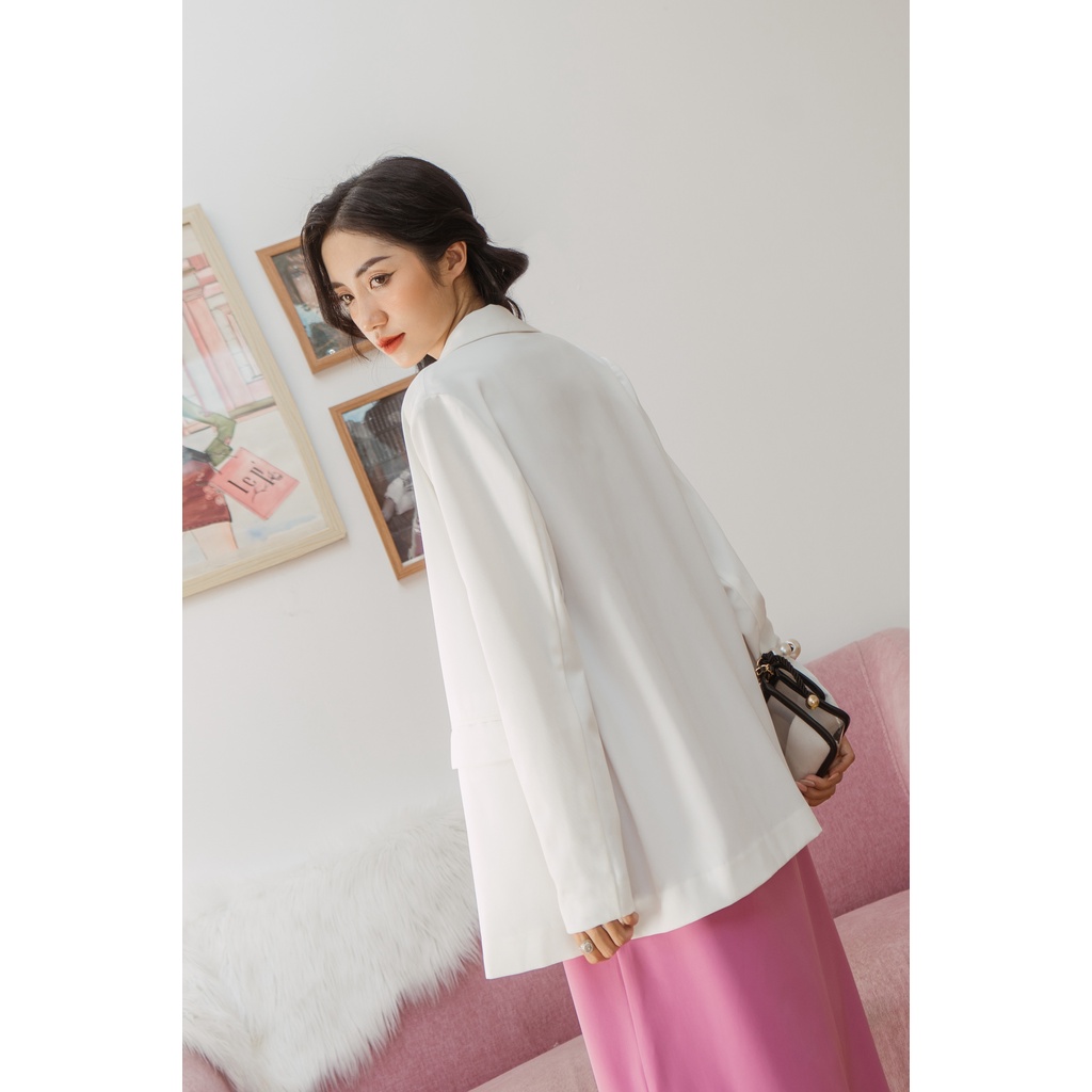Áo blazer trắng_1AK018TR_Lep'
