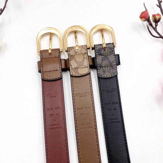 THẮT LƯNG COACH NỮ ĐỤC LỖ