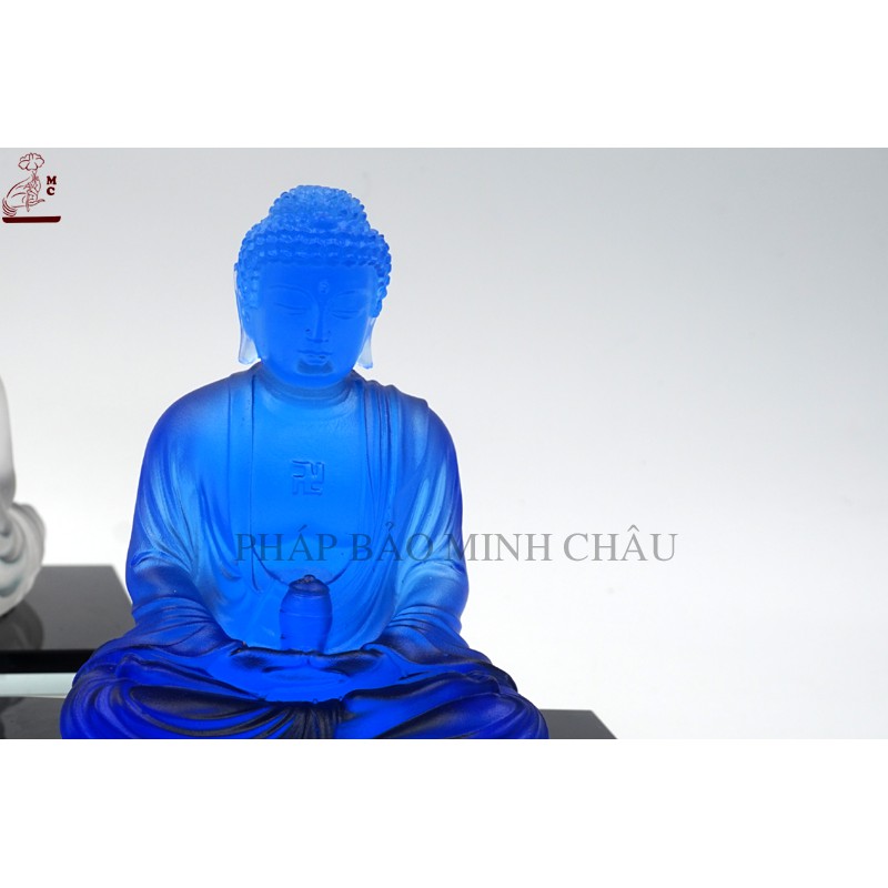 [PHÁP BẢO MINH CHÂU] Tượng Dược Sư Lưu Ly 10cm - BÀY Ô TÔ - ĐẸP NHỎ GỌN