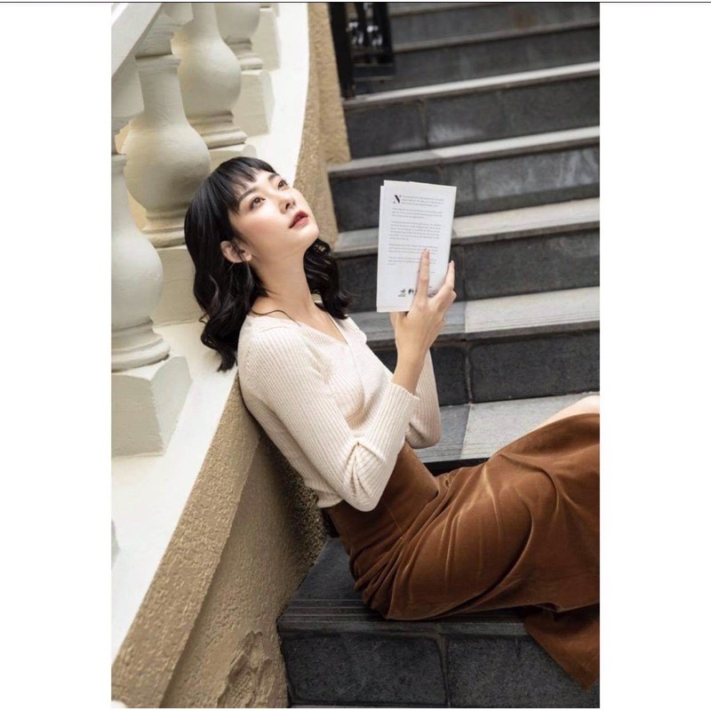 Thanh lý chân váy nhung Lép size M