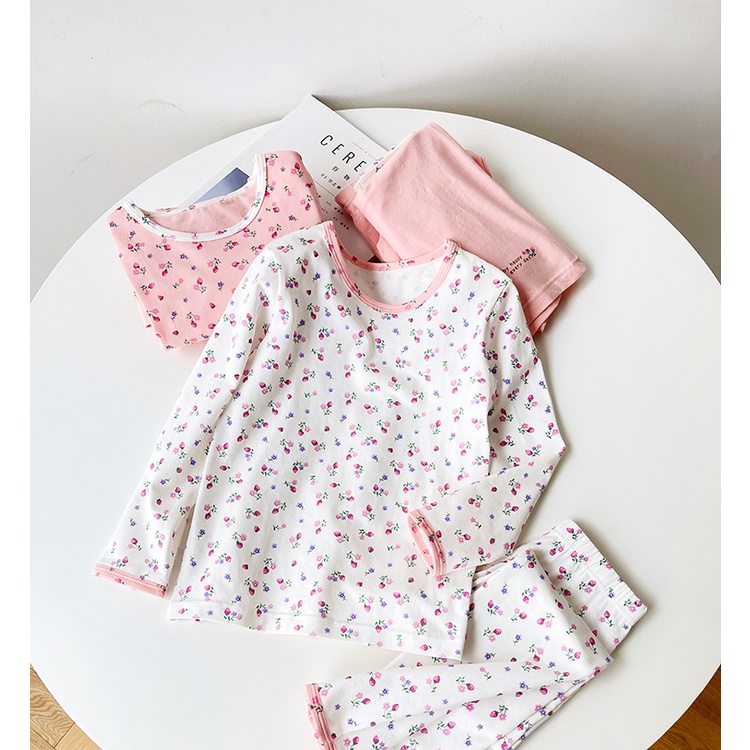 Bộ đồ ngủ chính hãng KIDS MAM & DAD cho Bé Gái