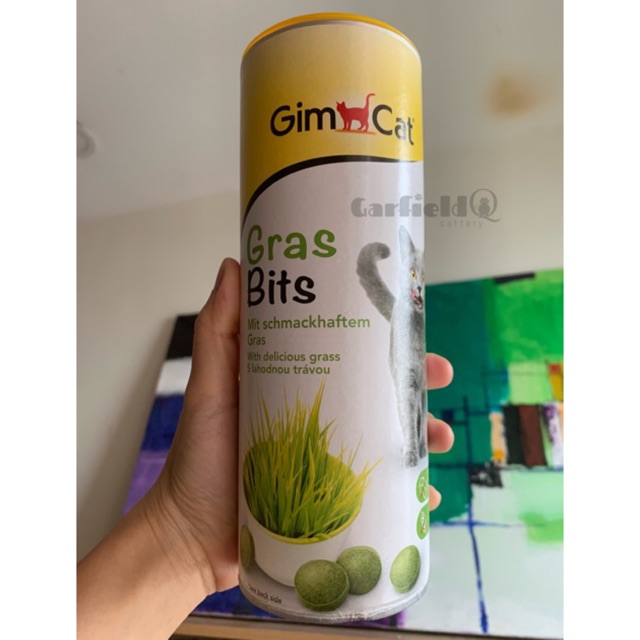 Viên Cỏ mèo Gimcat Grasbits 230v & 850v