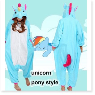 Bộ Đồ Ngủ Kỳ Lân Cho Nữ, Bộ Đồ Liền Thân Dài Tay MÙA THU ĐÔNG Kigurumi