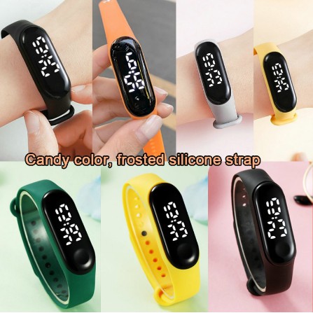Đồng Hồ Điện Tử Kegllect Chống Thấm Nước Có Đèn LED Nhiều Màu Dành Cho Nam Và Nữ