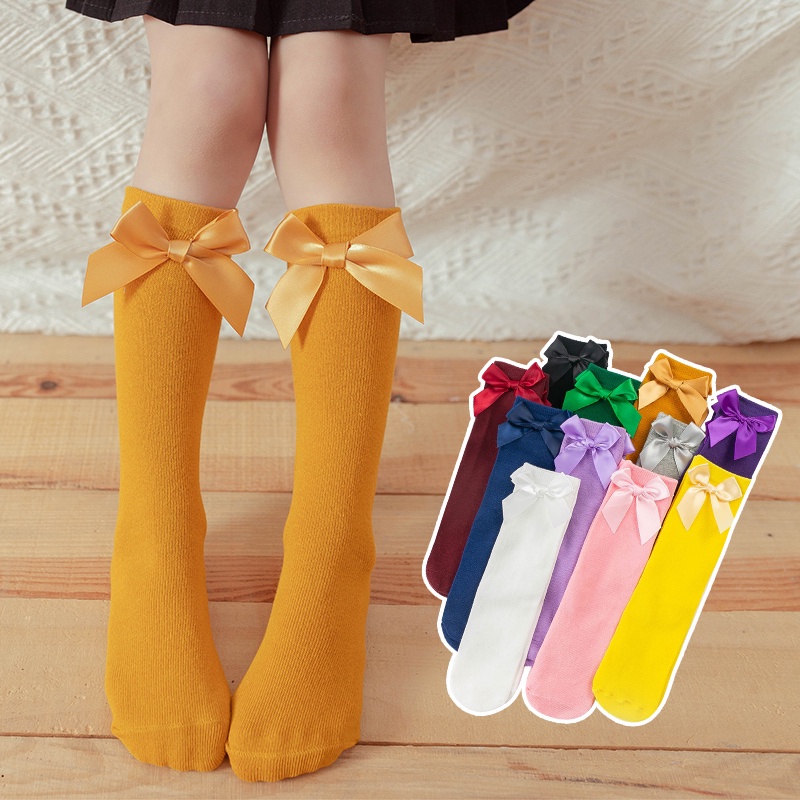 Vớ cotton Màu Sắc Ngọt Ngào Chống Muỗi Xinh Xắn Cho Bé Gái JP5