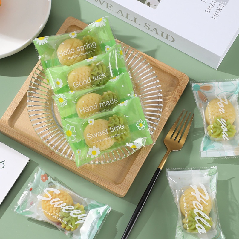 Set 100 Túi Nhựa Đựng Bánh Kẹo Đa Năng Tiện Dụng