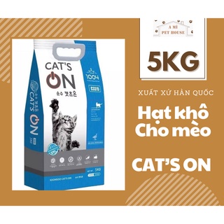(Nguyên seal) Túi 5kg thức ăn cho mèo Cat’s On | Hạt khô Cat On