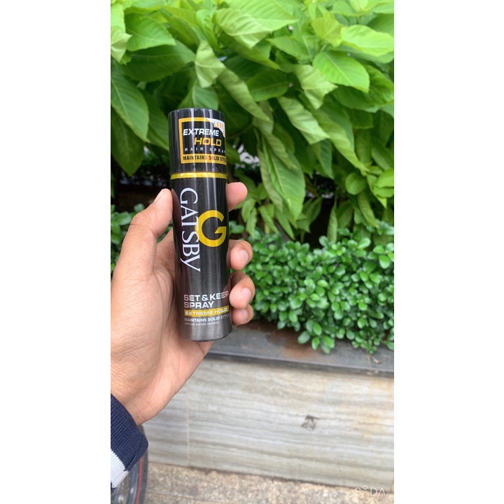 Gôm xịt tạo kiểu tóc GATSBY Set & Keep Spray Extreme Hold 250ml