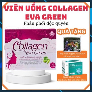 Thuốc Chính Hãng Viên uống Collagen Eva Green DANIPHARM lọ 30 viên, “Mang thanh xuân trở về sau bao ngày xa nhớ”