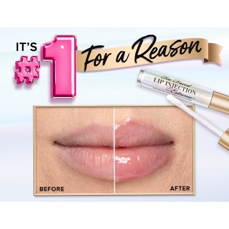 Son bóng làm căng đầy môi TOO FACED lip injection extreme lip plumper in original