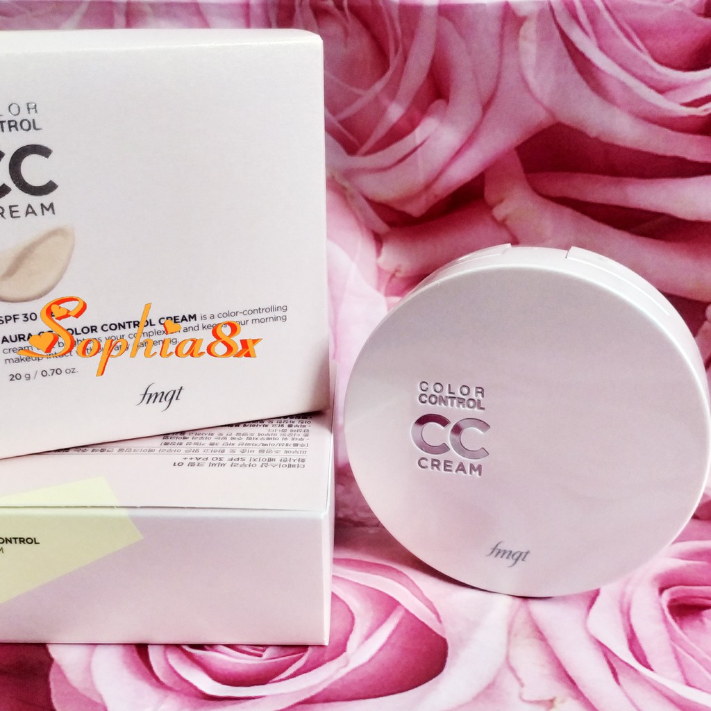 Kem nền trang điểm TFS Aura Color Control CC Cream SPF30 PA++ làm lớp nền và chống nắng hiệu quả