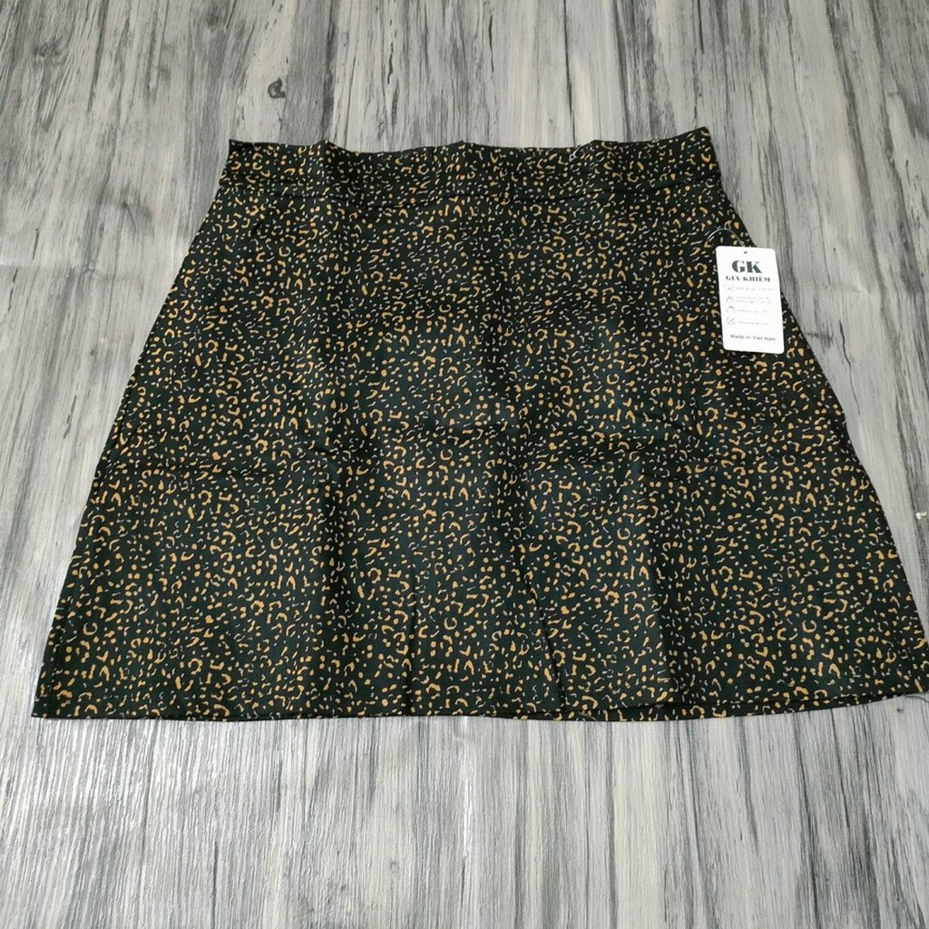 Chân Váy Beo BIGSIZE NỮ Chất Kaki Xuất Khẩu Co Dãn thoải mái, Size ngoại cỡ, 60-95 kg-Bigsize Cô Nhỏ