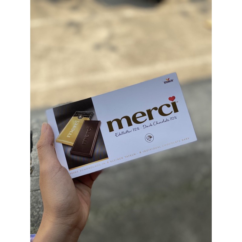 Socola Merci thanh 112g (Các vị) Đức