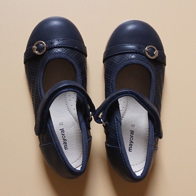 Giày búp bê bé gái Mayoral xanh navy size 22/24/25