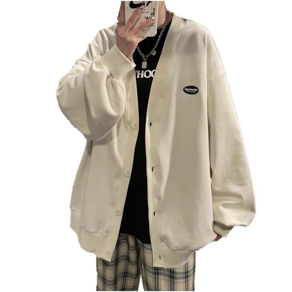 ÁO KHOÁC SWEATER NAM NỮ THÊU LOGO APPLENDIAP DẬP NỔI SIÊU CHẤT, PHỐI MÀU PHONG CÁCH HÀN QUỐC, PHỐI DÂY RÚT SIÊU COOL NGẦ