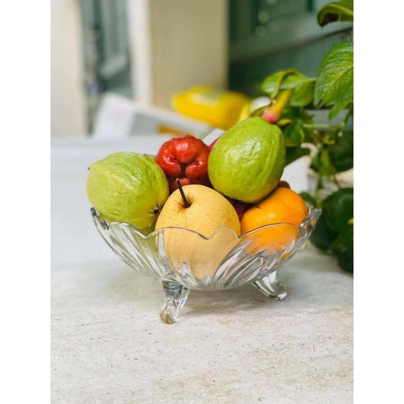 ✨ĐĨA THUỶ TINH 3 CHÂN✨ 49k ( giá siêu thị 110k )