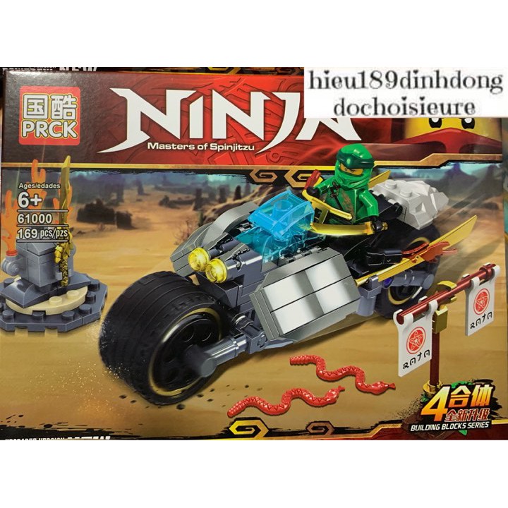 Lắp ráp xếp hình Sư phụ và các ninja 61000