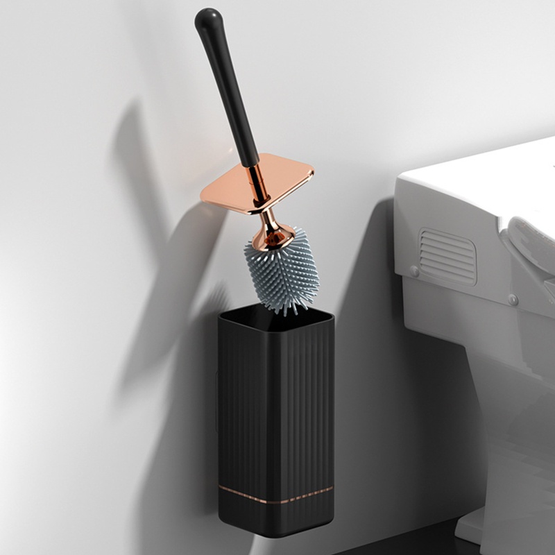 Giá Đỡ Bàn Chải Vệ Sinh Toilet Gắn Tường Siêu Bền Kiểu Dáng Sang Trọng