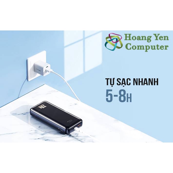 Sạc Dự Phòng Remax RPP-311 20000Mah , Tích Hợp Cáp Sạc - BH 1 Năm - Hoàng Yến Computer