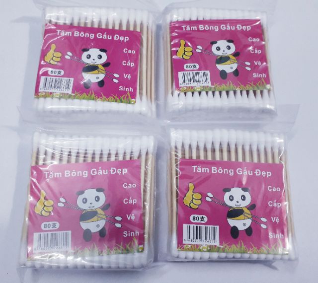 Bông Ngoáy Tai Người Lớn Que Gỗ