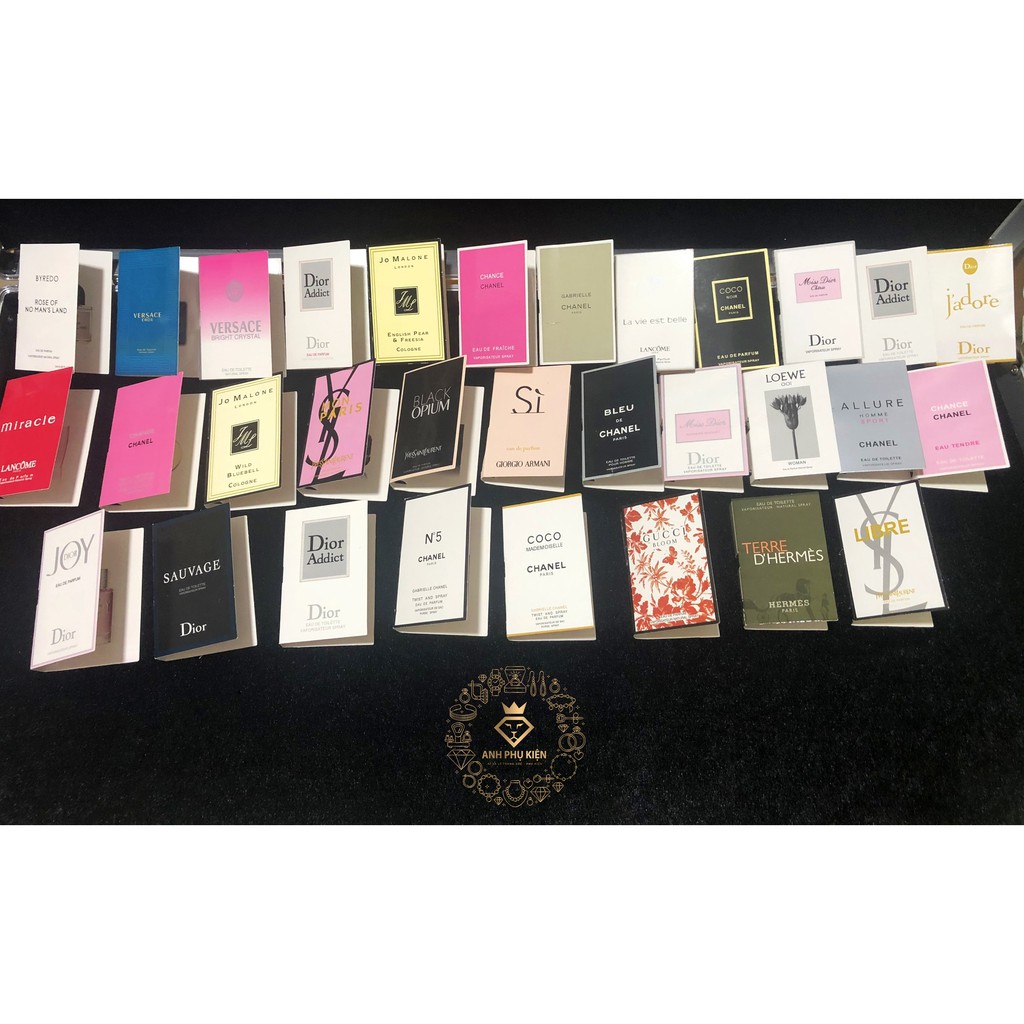 [Vial] Nước hoa cao cấp mẫu test các hãng nổi tiếng [Nam/Nữ]