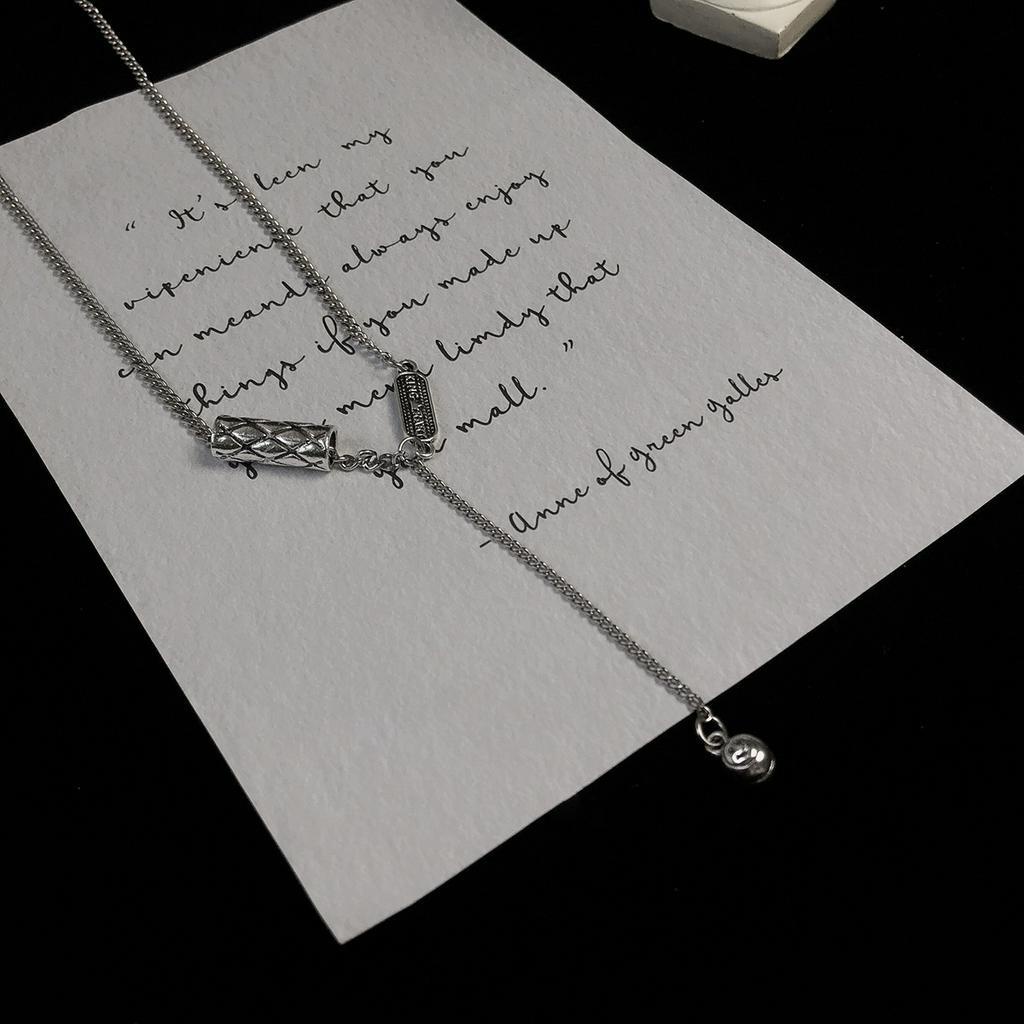 Dây Chuyền Thép Titan Mặt Hình Mặt Cười Thời Trang Thu Đông Dành Cho Nữ 22764