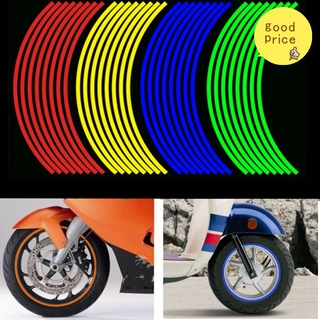 Miếng Dán Phản Quang Chống Thấm Nước Trang Trí Viền Bánh Xe Máy 12 - Inch