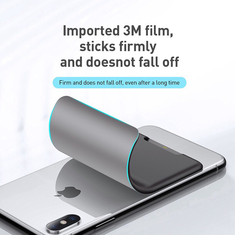 Ví Để Thẻ Gắn Mặt Sau Điện Thoại Baseus Bằng Silicone Cho iPhone
