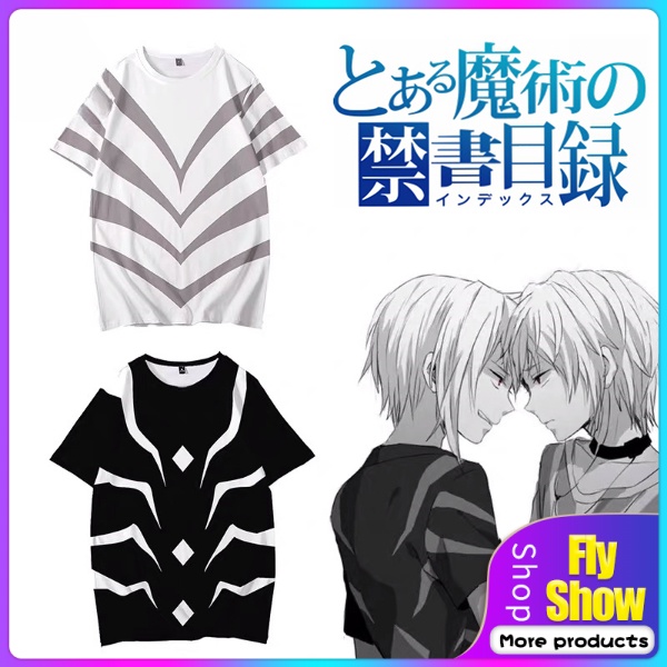 Áo Thun Tay Ngắn In Hình Anime Toaru Kagaku Thời Trang Dành Cho Nam Và Nữ