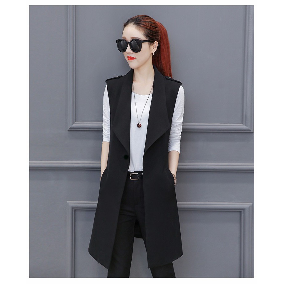 ÁO VEST GHILE NỮ DÁNG DÀI CAO CẤP 👄FREESHIP👄 Giảm ngay 50k khi nhập [THOITRANGNU] Thời Trang Nữ Công Sở Thiết Kế Cao Cấp | BigBuy360 - bigbuy360.vn