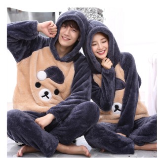 Bộ đồ mùa đông dành cho cặp đôi-bạn gấu. Hàng đặt trước 10 ngày. S2