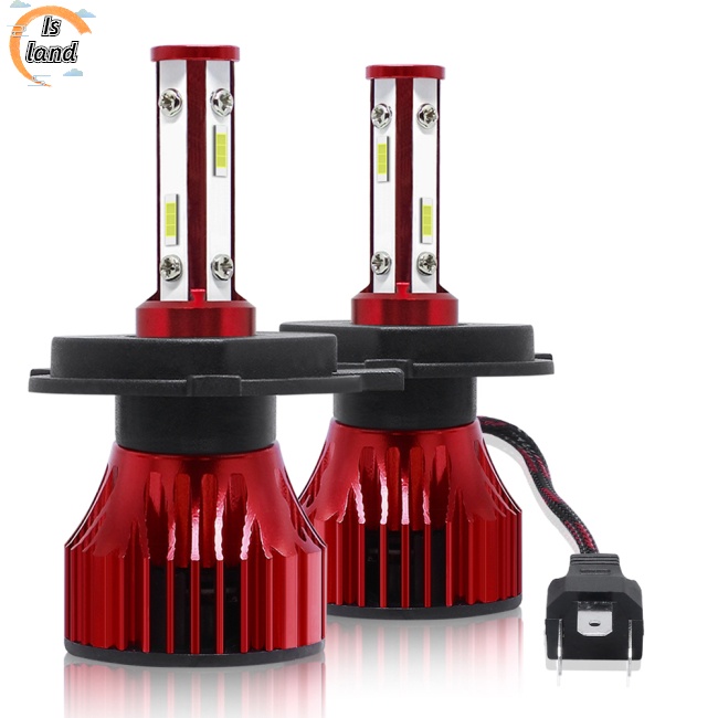 1 Cặp Bóng Đèn Pha Led H7 H11 9005 9006 9007 H4 60w 16000lm 6000k Bằng Kim Loại
