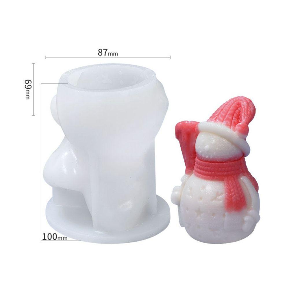 1 Phụ Kiện Trang Trí Giáng Sinh Bằng Silicone Nhiều Họa Tiết Sáng Tạo