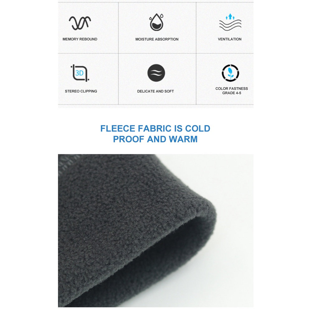 Unisex Ấm Lông Cừu Vải Mũ Ngoài Trời Chống Gió Đi Bộ Đường Dài Phụ Kiện Câu Cá Đi Xe Đạp Săn Bắn Quân Đội Mũ 1 PC.