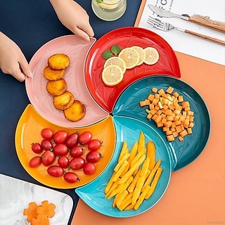 Set 5 đĩa nhựa hình bán nguyệt