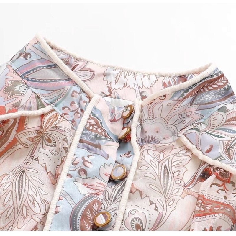 Đầm retro vintage Pháp trend 2021 thắt lưng Địch Lệ Nhiệt Ba