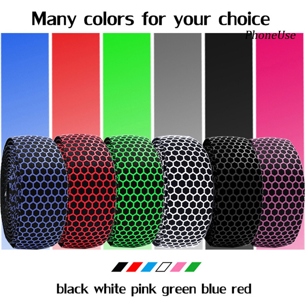 1 set băng keo PU co giãn bọc tay lái xe đạp