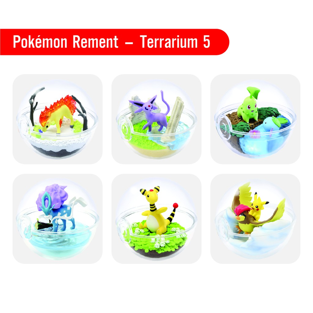 REMENT | POKEMON Terrarium 5 Fullbox | Đồ chơi mô hình