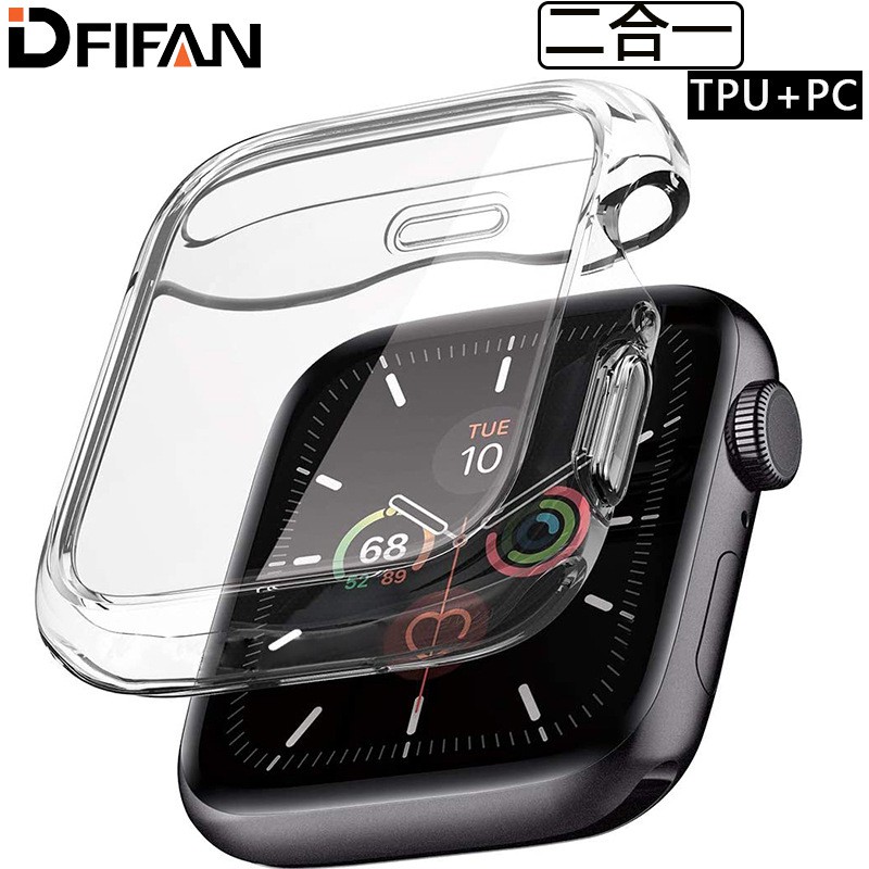 Phù Hợp Ốp Tpu + Pc Hai Trong Một Bảo Vệ Cho Apple Watch 1 / 2 / 3 / 4