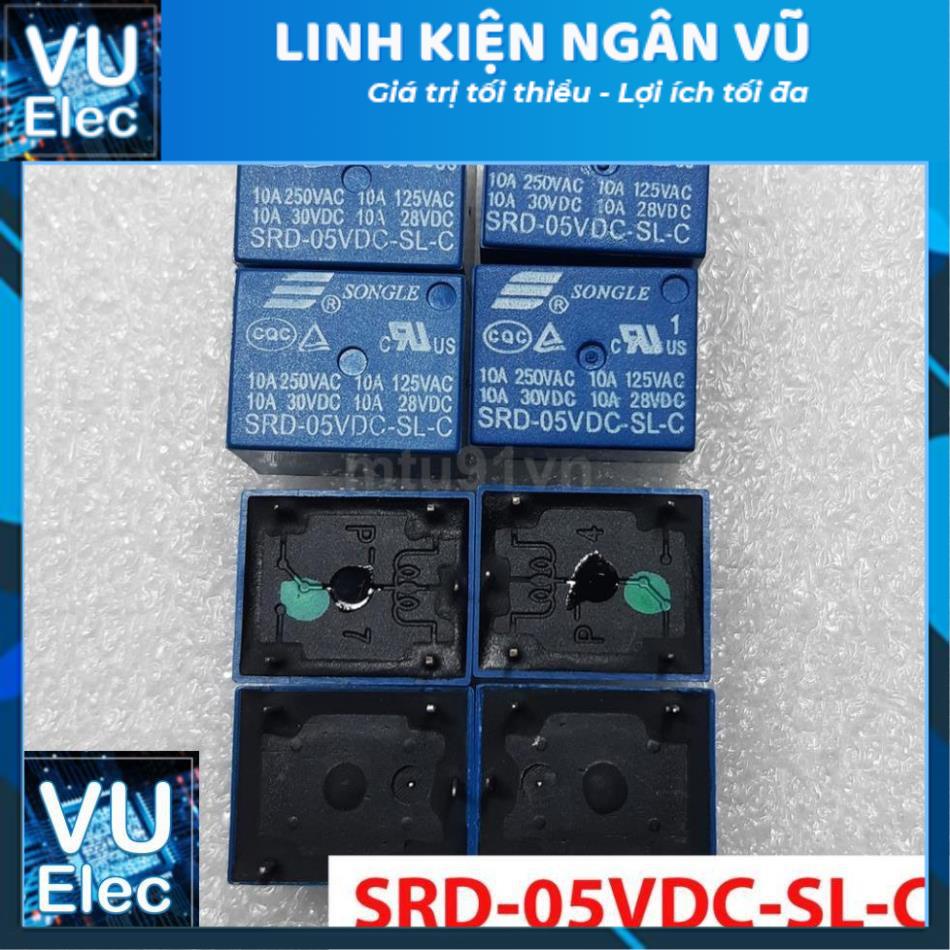 Relay 10A 250V chân Songle