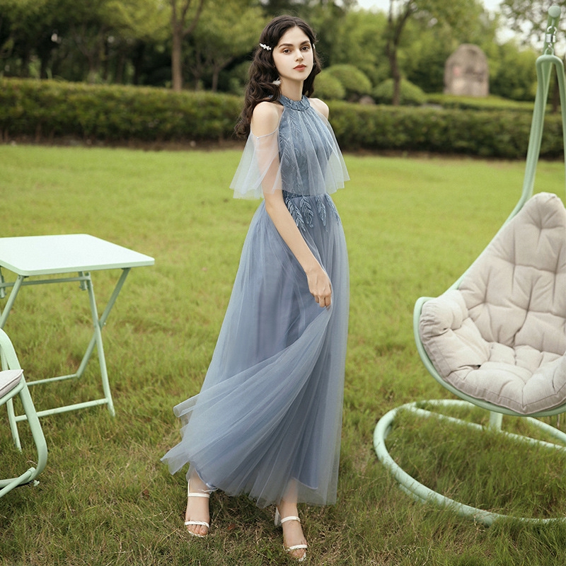 Đầm Phù Dâu Dáng Dài Thời Trang Mùa Thu Thanh Lịch Cho Nữ | BigBuy360 - bigbuy360.vn